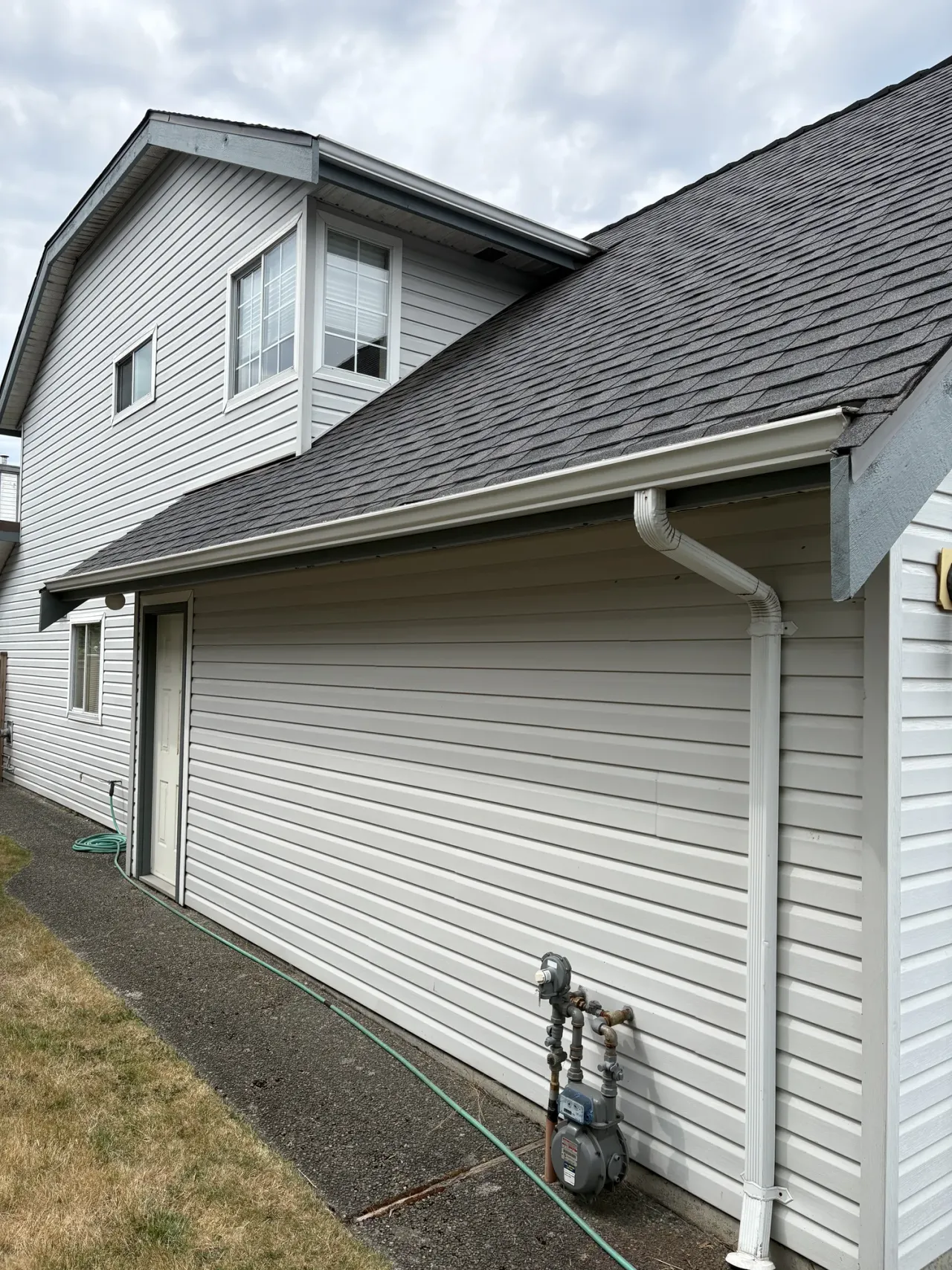 Completed exterior trim colour match at a Ladner home in Delta, BC