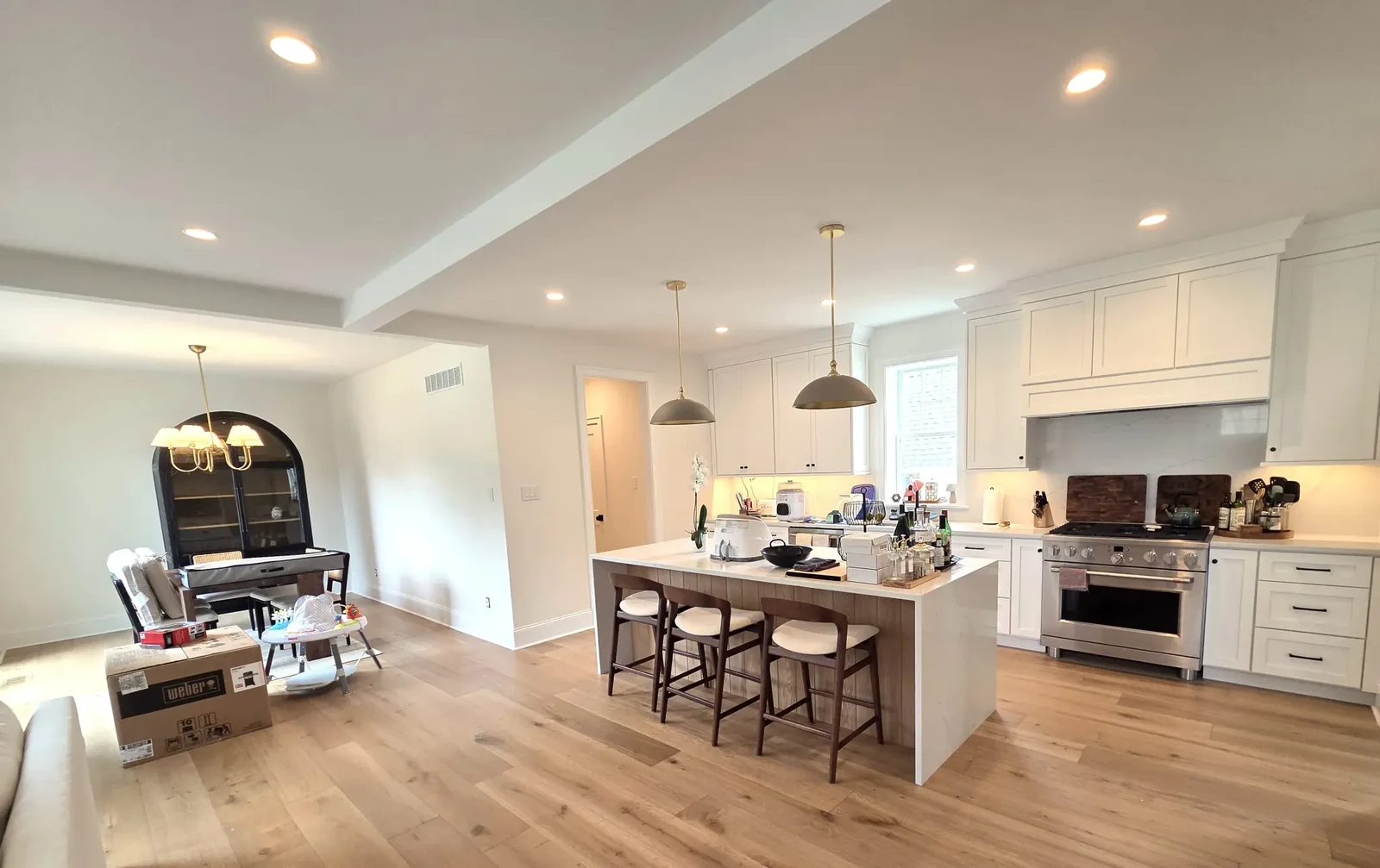 Kitchen and dining room painted by Colour Craft Painting in Bala Cynwyd, PA